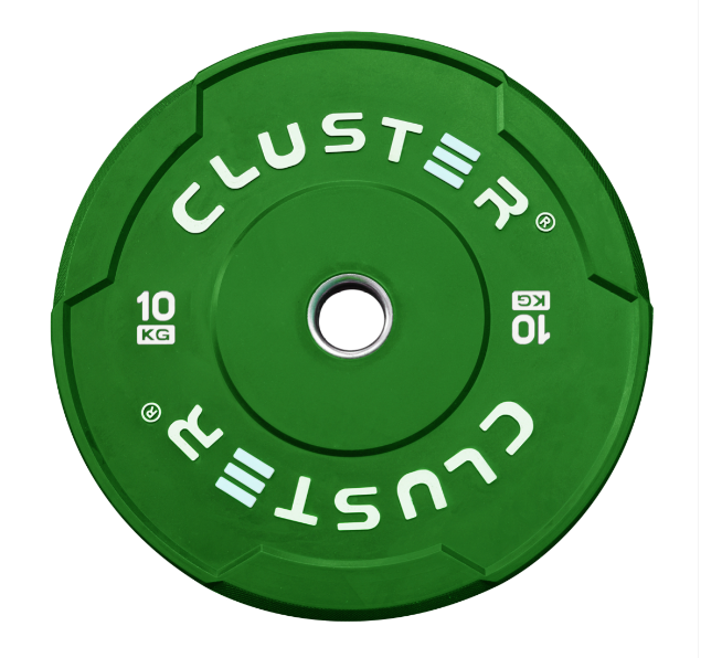 Cluster Colour Echo Bumper Plates (10KG)