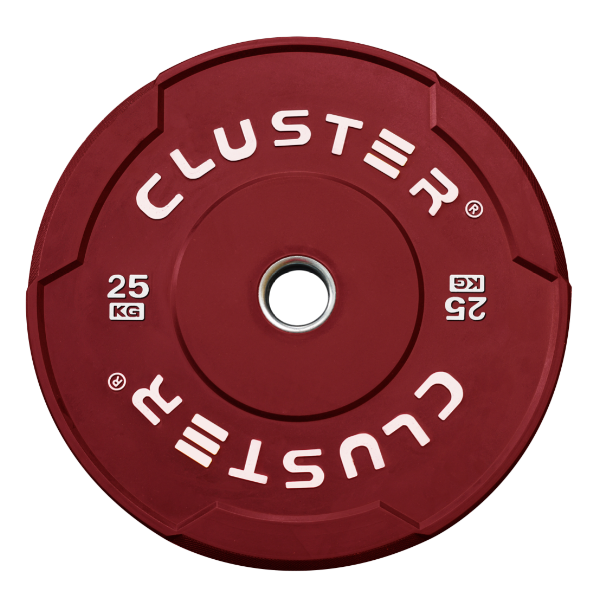 Cluster Colour Echo Bumper Plates (25KG)