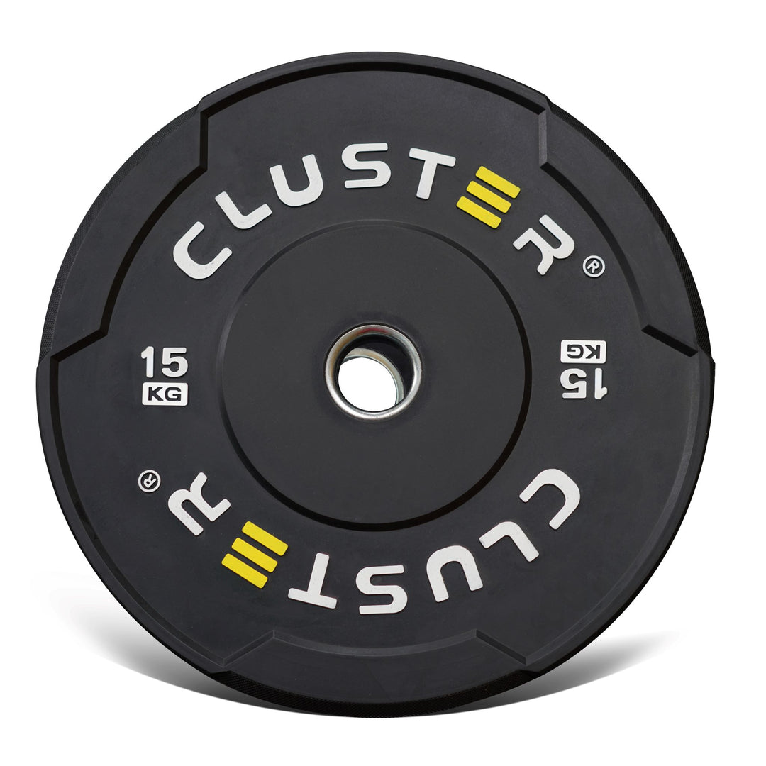 Cluster Black Echo Bumper Plates (15KG)