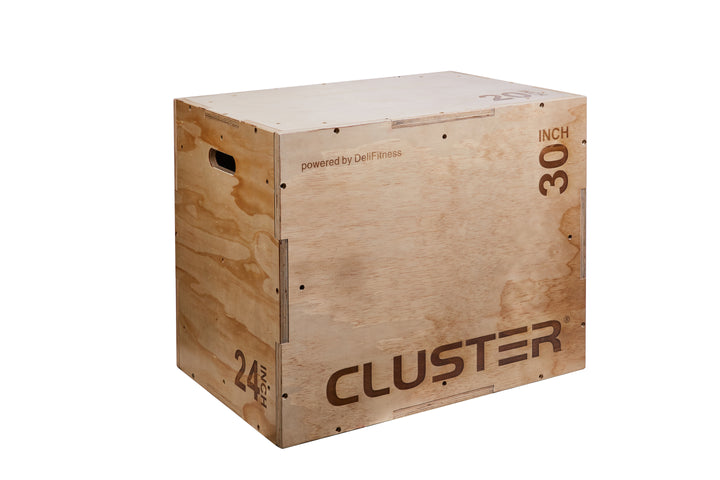Cluster Wood Plyo Box - 50x60x70cm