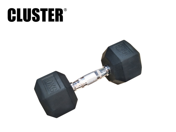 Hex Dumbbell - Chrome Handle (42.5KG)