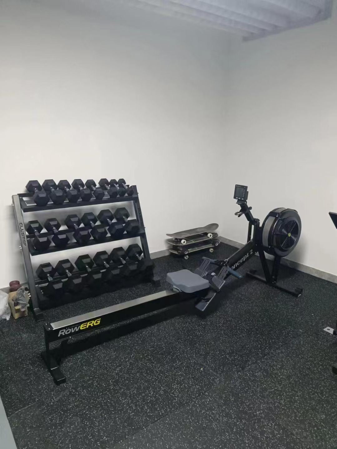 Cluster Three-Tier Hexagonal Dumbbell Rack