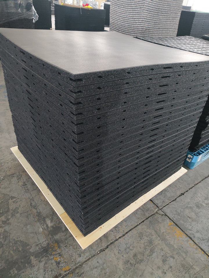 Composite Rubber Flooring Mat 1x1m