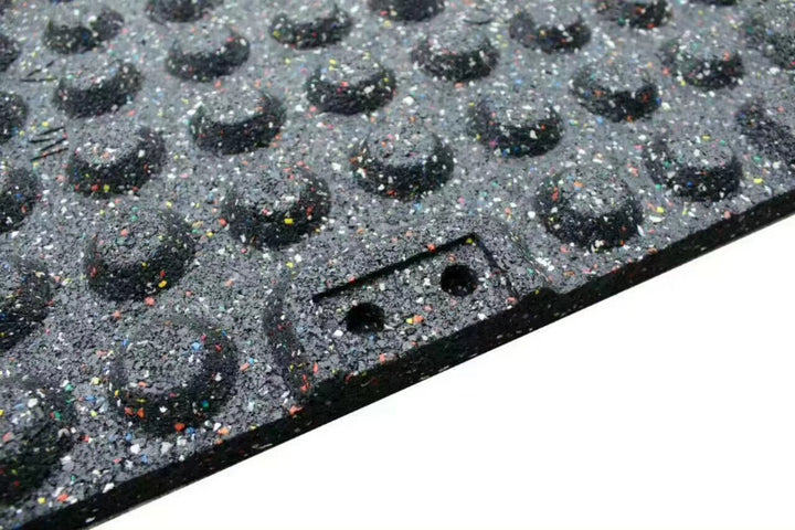 Composite Rubber Flooring Mat 1x1m