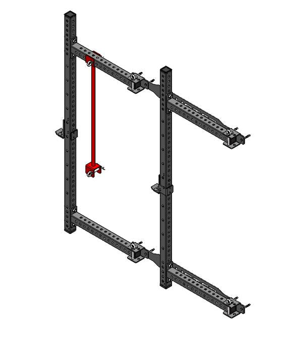 Cluster Wall Mount Foldable Rack