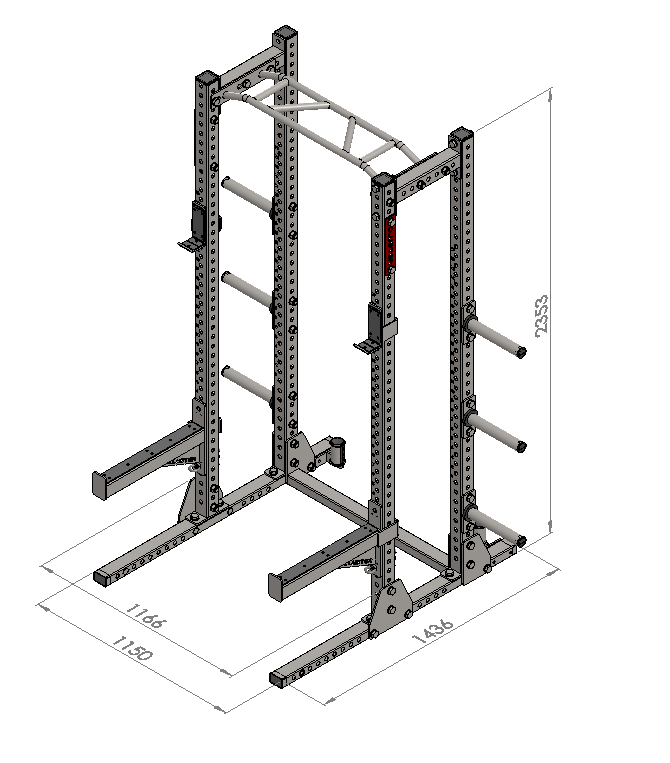 Cluster Elite Half Power Rack