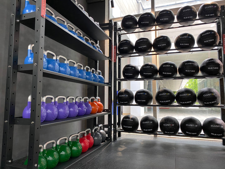 Cluster Freestanding Storage Rack