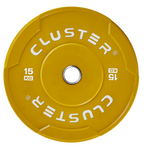 CLUSTER Colour Bumper Plate 15Kg