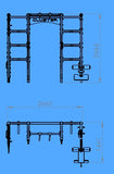 Multi function Rack With Cables