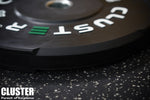 150KG Black Bumper Plate Set (Bundle Deal!)