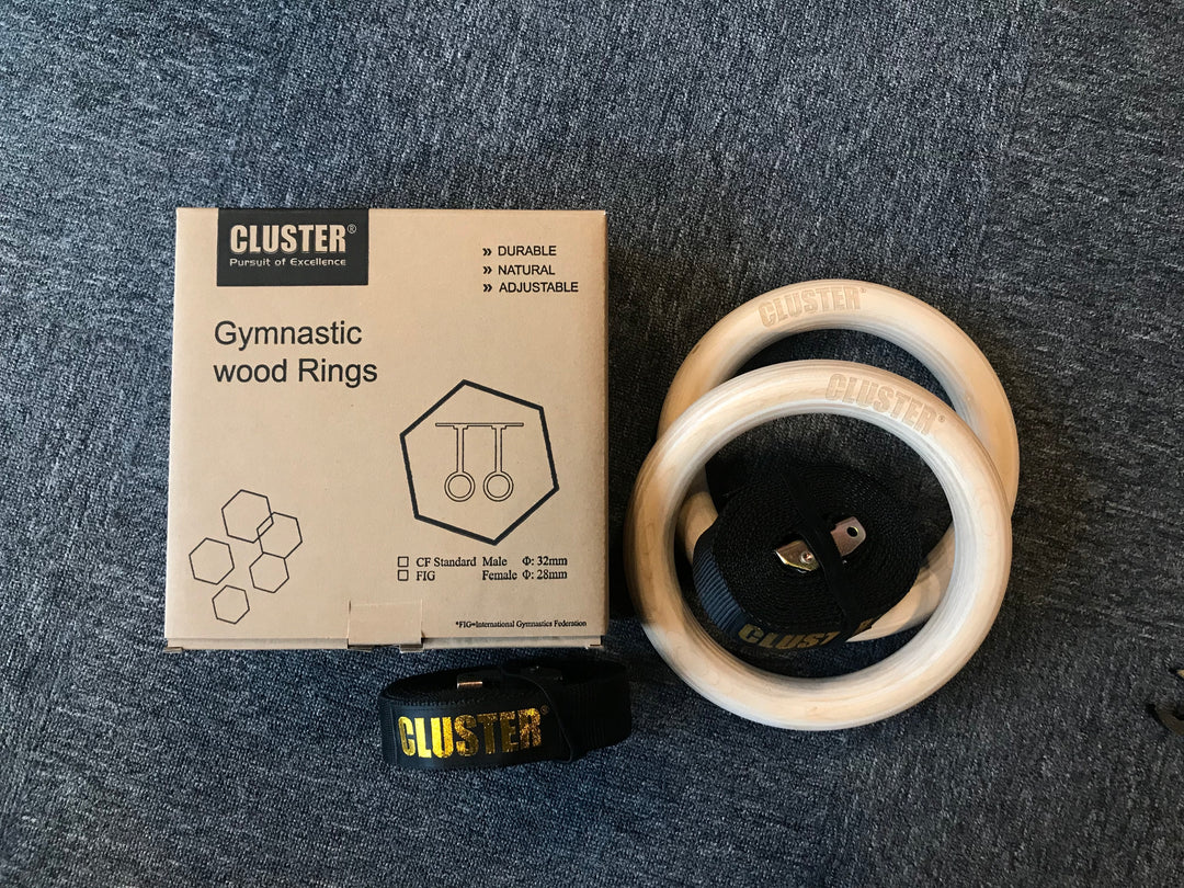 Gymnastic Wood Rings - Female 28mm