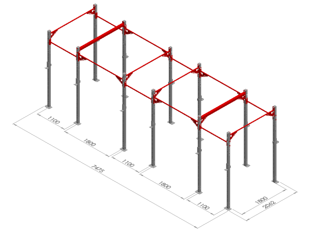 Cluster Elite Rig 3.0 - 3 Squat Stations