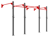 Pro Wall Mounted Rig - 2 Squat Stations