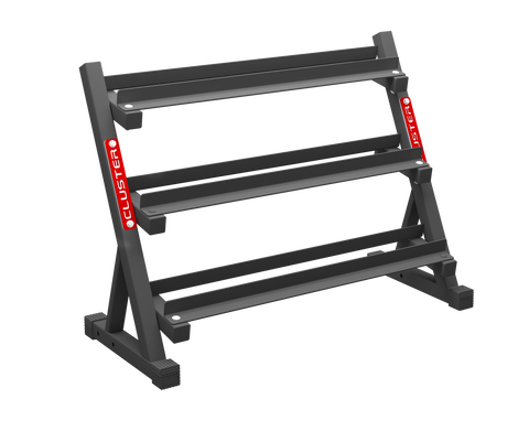 Cluster 3 Tier Elite Dumbbell Rack